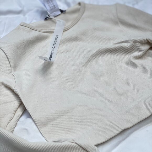 Zara Limitless Contour Collection Ribbed Crop Top (XS-S) - Picture 4 of 9